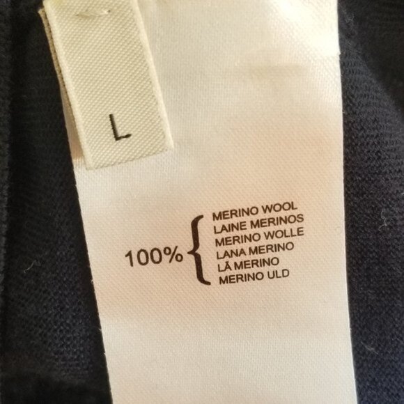 Pringle of Scotland – Navy 100% Merino Wool Men’s Turtleneck Thin Knit Sweater - Picture 6 of 9